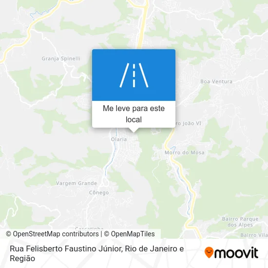 Rua Felisberto Faustino Júnior mapa