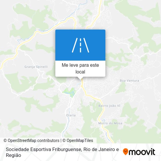 Sociedade Esportiva Friburguense mapa