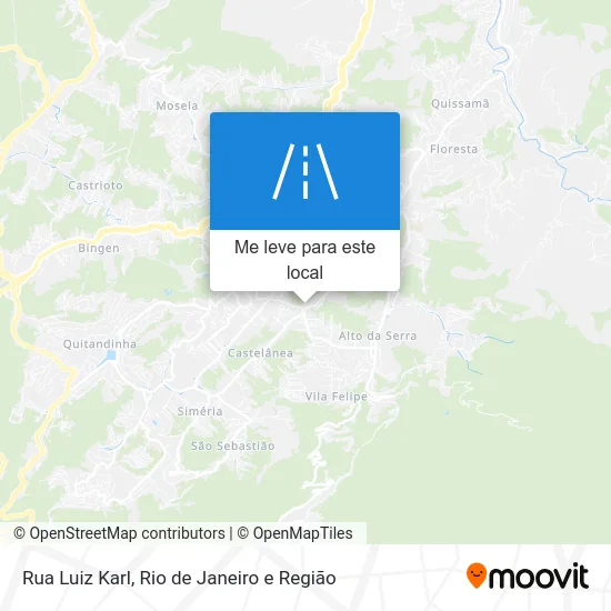 Rua Luiz Karl mapa