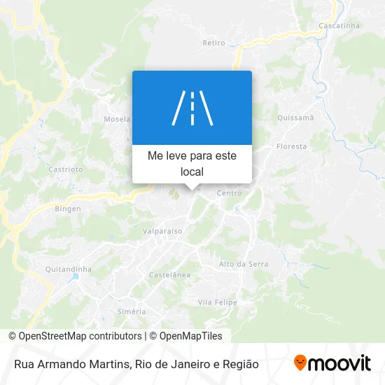 Rua Armando Martins mapa