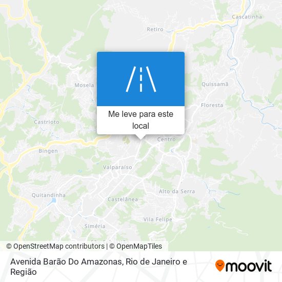 Avenida Barão Do Amazonas mapa