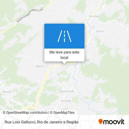Rua Loio Gallucci mapa