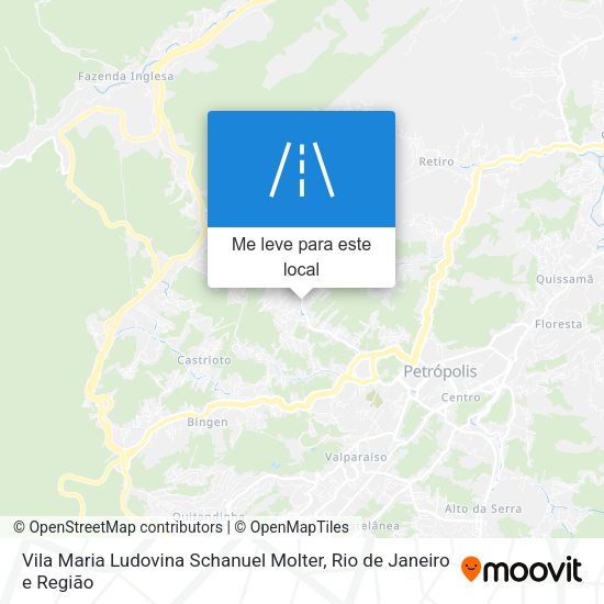 Vila Maria Ludovina Schanuel Molter mapa
