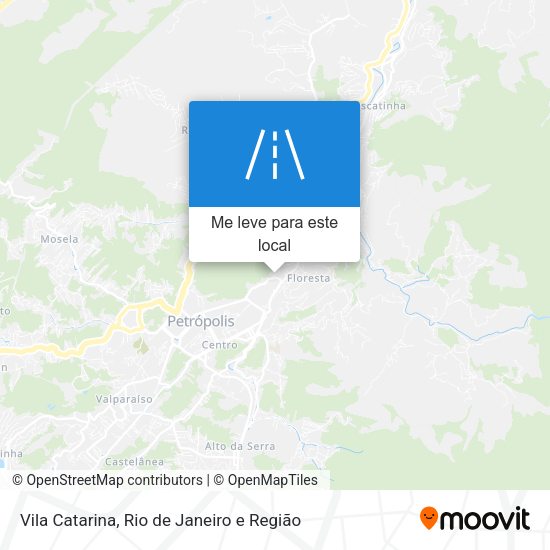 Vila Catarina mapa
