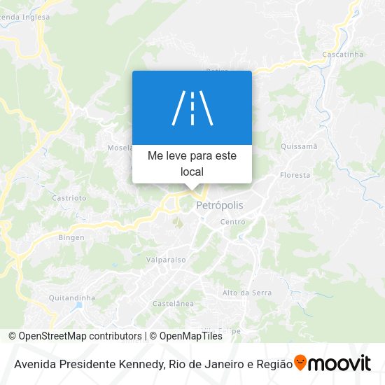 Avenida Presidente Kennedy mapa