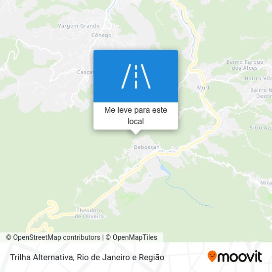 Trilha Alternativa mapa