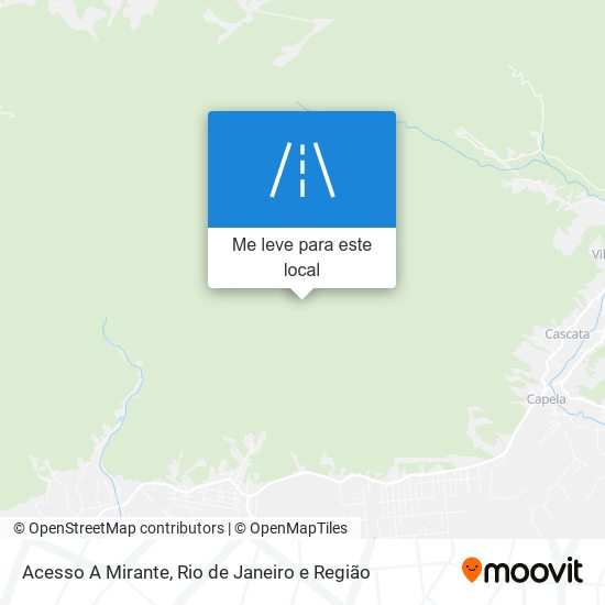 Acesso A Mirante mapa