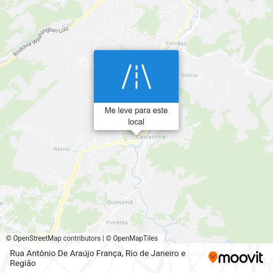 Rua Antônio De Araújo França mapa