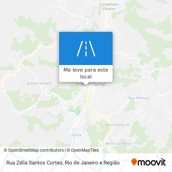 Rua Zélia Santos Cortes mapa