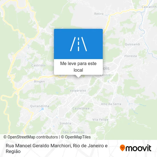Rua Manoel Geraldo Marchiori mapa