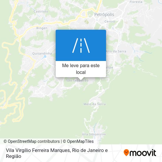 Vila Virgílio Ferreira Marques mapa