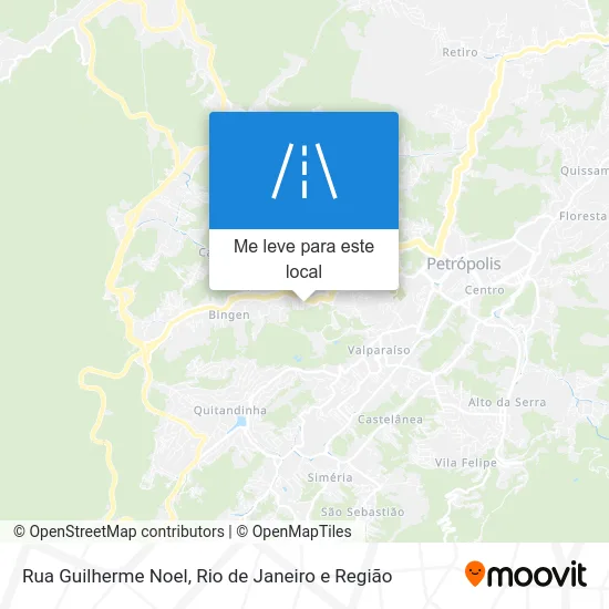 Rua Guilherme Noel mapa