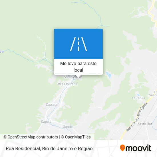 Rua Residencial mapa