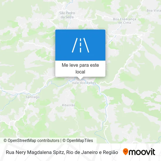 Rua Nery Magdalena Spitz mapa