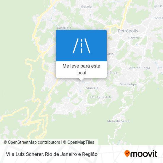 Vila Luiz Scherer mapa