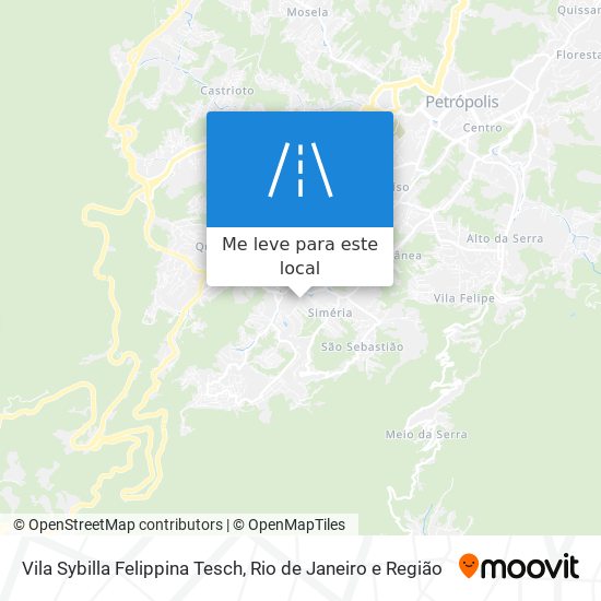 Vila Sybilla Felippina Tesch mapa