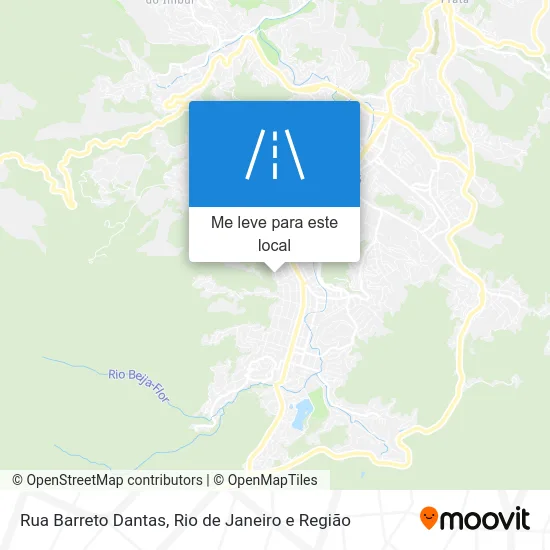 Rua Barreto Dantas mapa