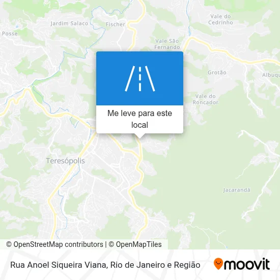 Rua Anoel Siqueira Viana mapa