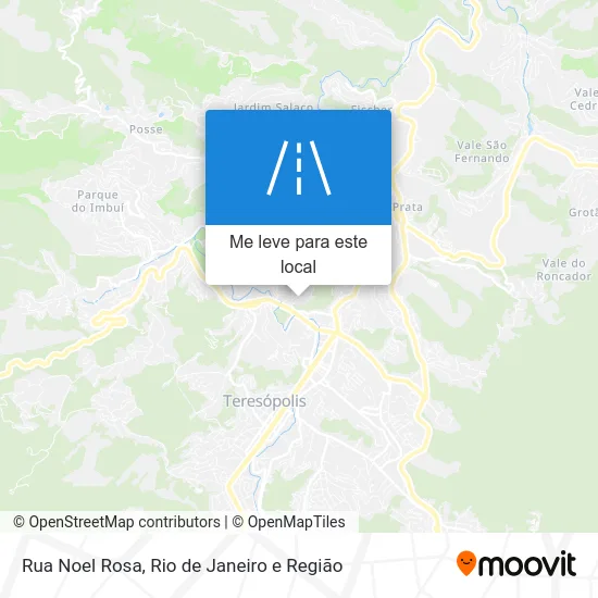 Rua Noel Rosa mapa