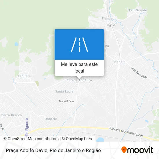 Praça Adolfo David mapa