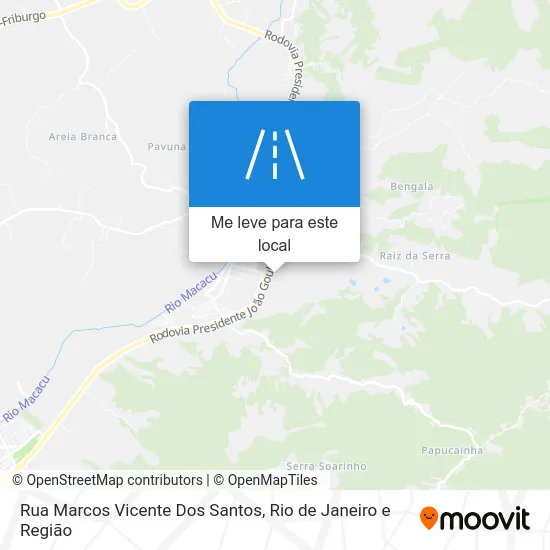 Rua Marcos Vicente Dos Santos mapa