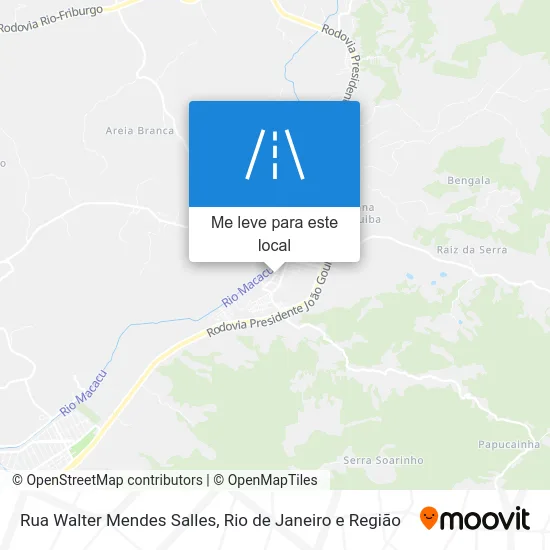 Rua Walter Mendes Salles mapa