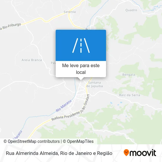 Rua Almerinda Almeida mapa