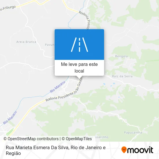 Rua Marieta Esmera Da Silva mapa