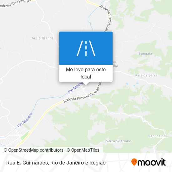 Rua E. Guimarães mapa