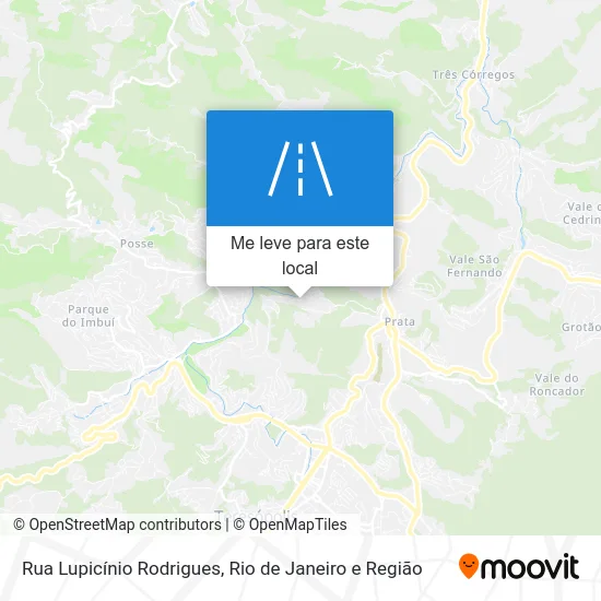 Rua Lupicínio Rodrigues mapa