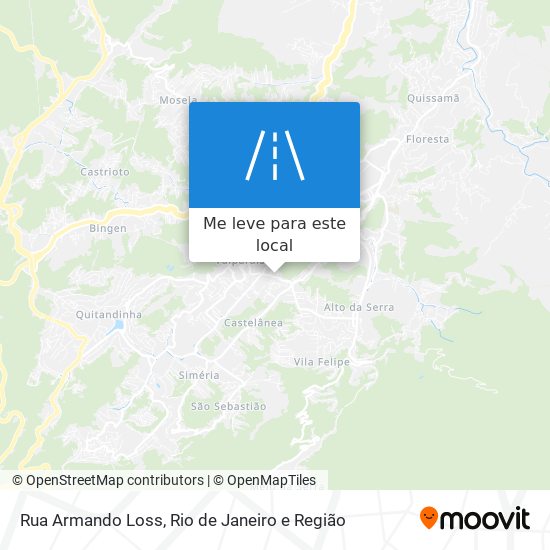 Rua Armando Loss mapa