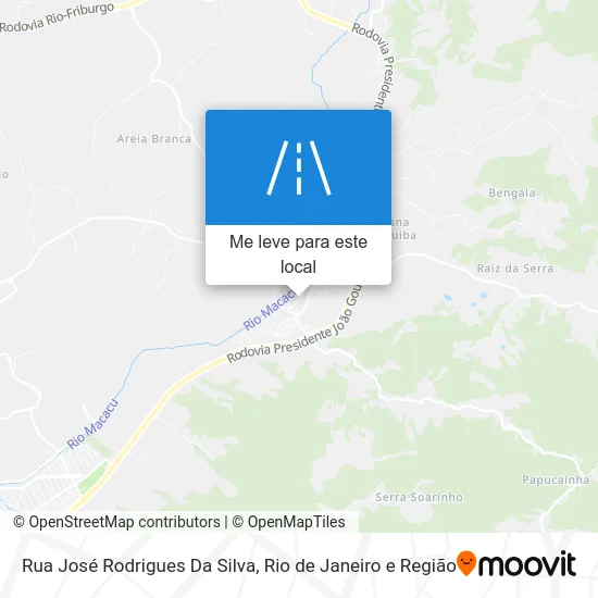 Rua José Rodrigues Da Silva mapa