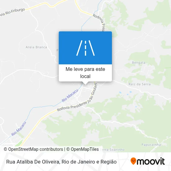 Rua Ataliba De Oliveira mapa