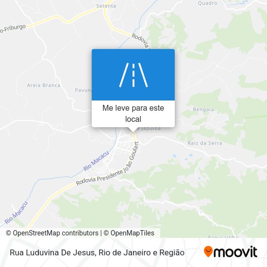 Rua Luduvina De Jesus mapa