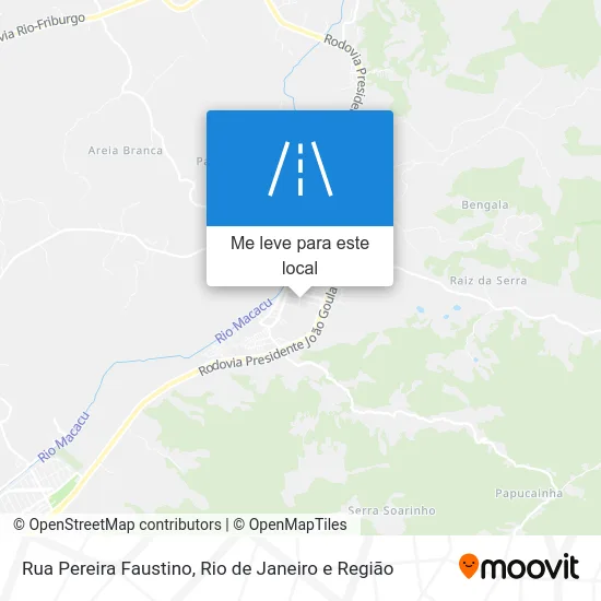 Rua Pereira Faustino mapa