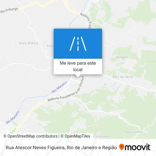 Rua Atescor Neves Figueira mapa