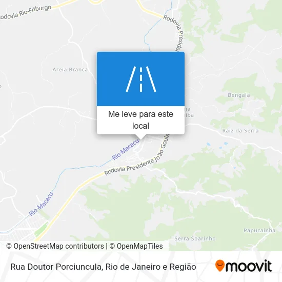 Rua Doutor Porciuncula mapa