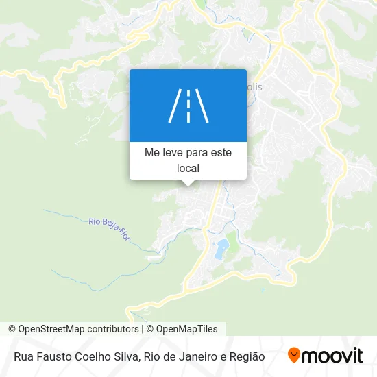 Rua Fausto Coelho Silva mapa