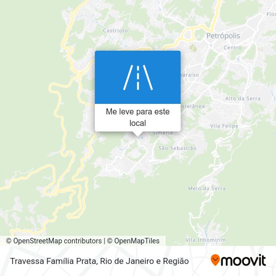 Travessa Família Prata mapa