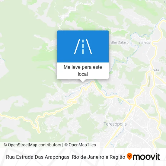 Rua Estrada Das Arapongas mapa