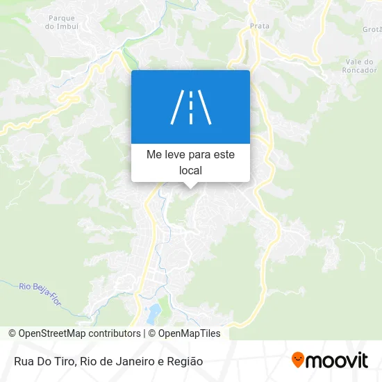 Rua Do Tiro mapa