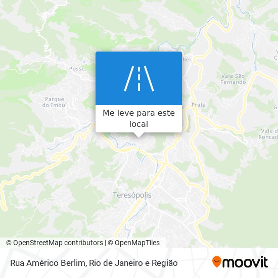 Rua Américo Berlim mapa