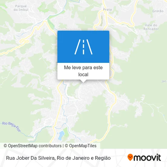 Rua Jober Da Silveira mapa