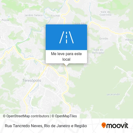Rua Tancredo Neves mapa
