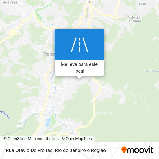 Rua Otávio De Freitas mapa