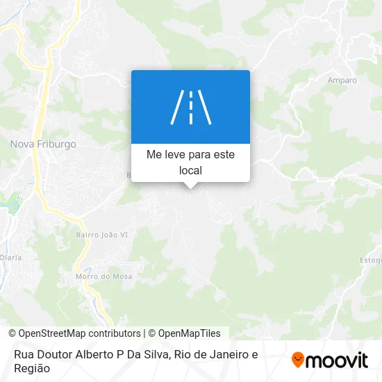 Rua Doutor Alberto P Da Silva mapa