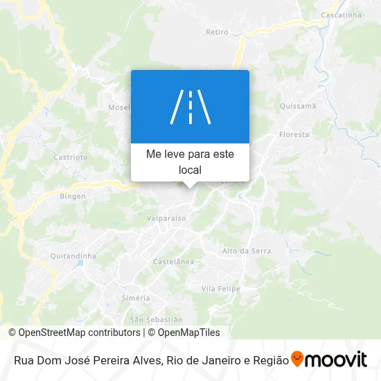 Rua Dom José Pereira Alves mapa