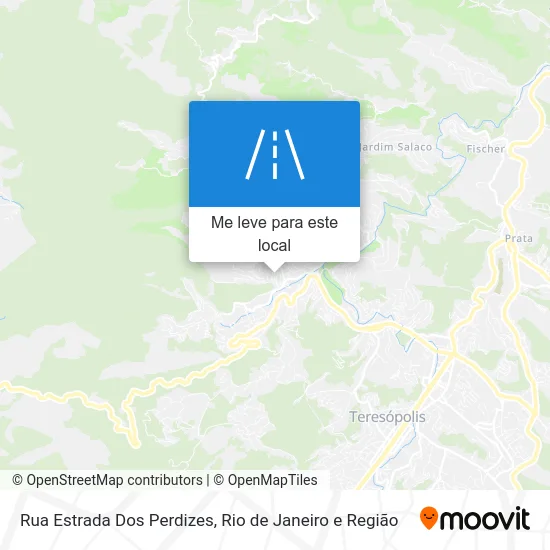 Rua Estrada Dos Perdizes mapa