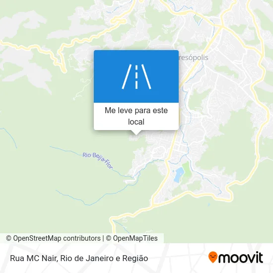 Rua MC Nair mapa