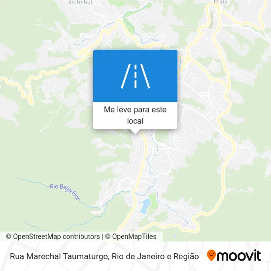 Rua Marechal Taumaturgo mapa